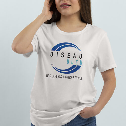 T-shirt gris personnalisé - Votre logo – Image 4
