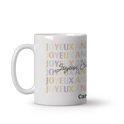 Mug personnalisé - Joyeux anniversaire coloré