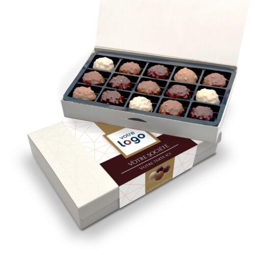 Boîte d'assortiment de 15 rochers personnalisable - Avec votre logo