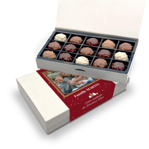 Boîte d'assortiment de 15 rochers personnalisable - Avec photo