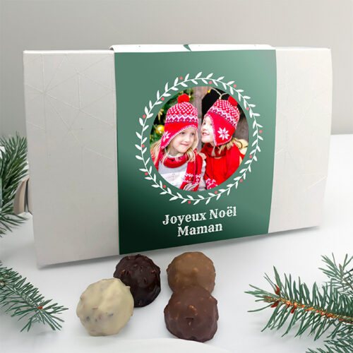 Boîte d'assortiment de 15 rochers personnalisable - Joyeux Noel avec photo – Image 2