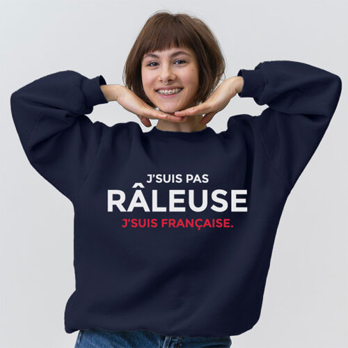 Sweat bleu - J'suis pas râleuse – Image 2