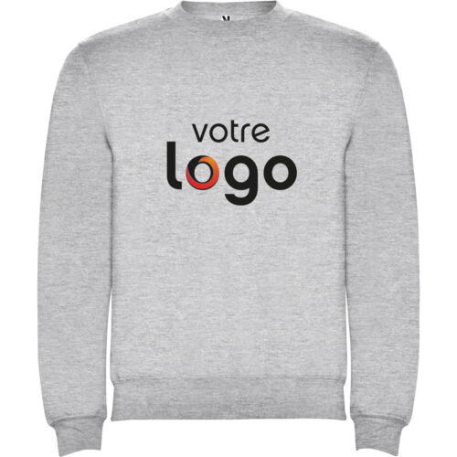 Sweat gris - Votre logo