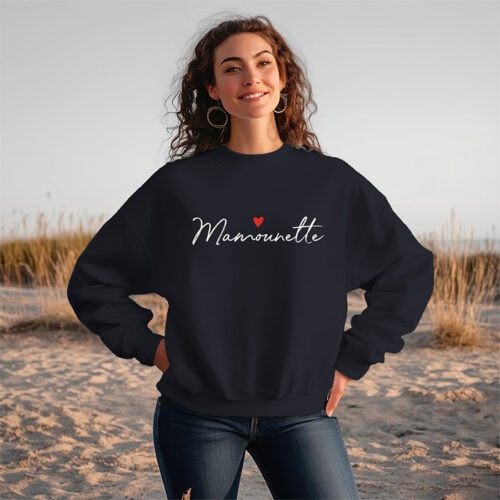 Sweat bleu - Mamounette – Image 2