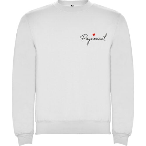 Sweat blanc - Papounet
