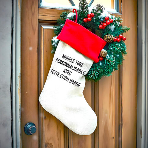 Chaussette Noël personnalisée - Modèle 100% personnalisable – Image 2