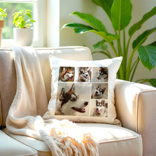 Coussin blanc - Plusieurs photos – Image 2