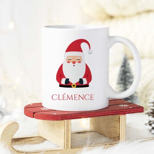 Mug personnalisé - Père Noël avec prénom – Image 2