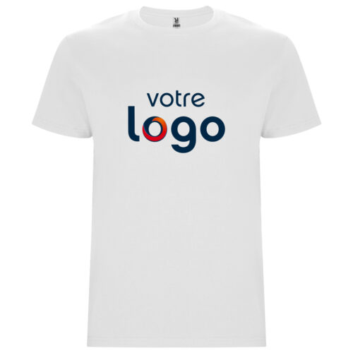 T-shirt blanc personnalisé - Votre logo