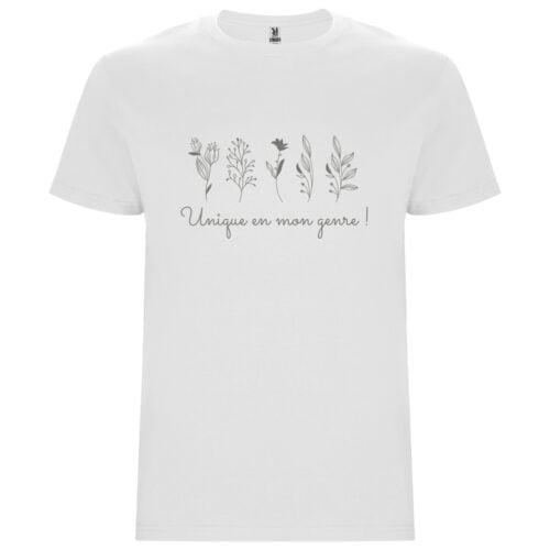 T-shirt blanc - Unique en mon genre !