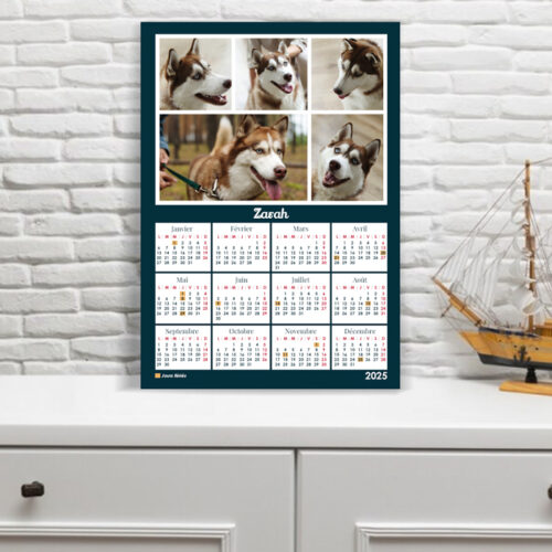 Calendrier format A3 personnalisé - Plusieurs photos – Image 2