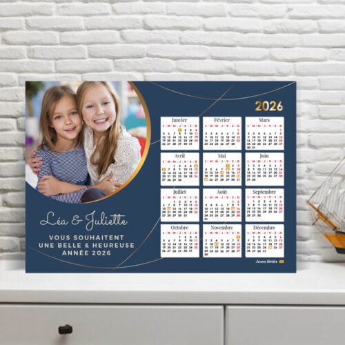Calendrier A4 - Photo enfants – Image 2