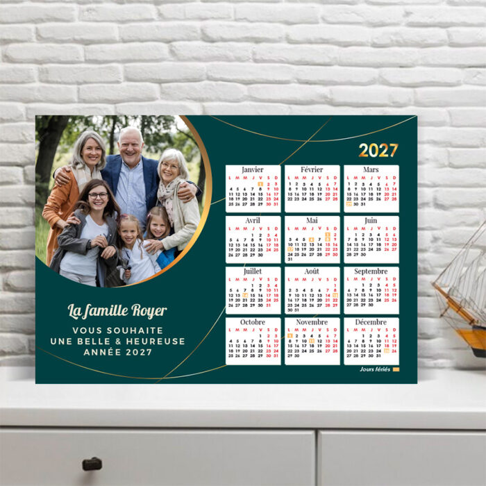 Alternative view of Calendrier A4 - Photo enfants