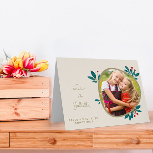 Calendrier chevalet A4 - Photo et texte – Image 2
