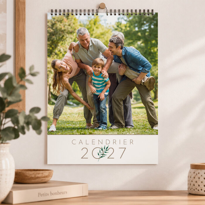 Alternative view of Calendrier mural format A4 - 13 pages avec reliure