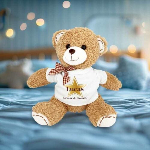 Timmy l'ours en peluche - Ma star de 2025 <br> <strong>  18 cm </strong> – Image 2
