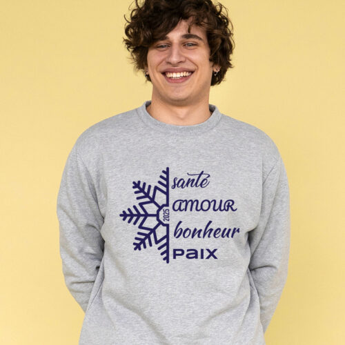 Sweat gris - Voeux pour 2025 – Image 2