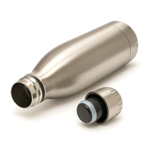 Bouteille isotherme Argent - Skateboard <br> <strong>  500 ml </strong> – Image 3