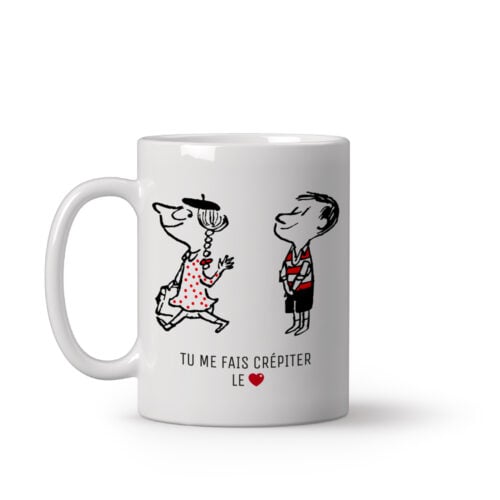 Mug personnalisé - Tu me fais crépiter le coeur