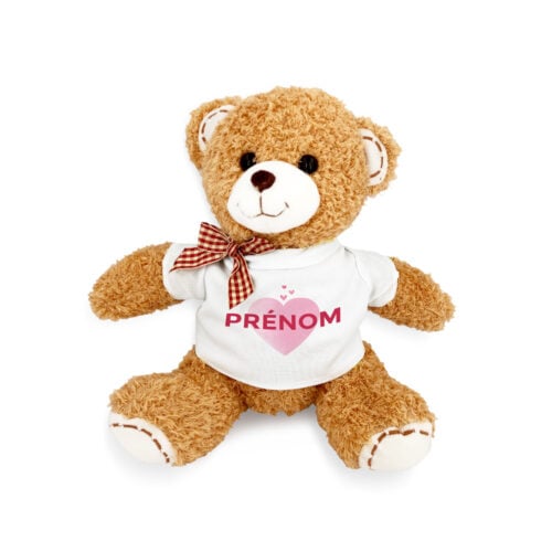 Timmy l'ours en peluche - Mon Coeur ! <br> <strong>  18 cm </strong>