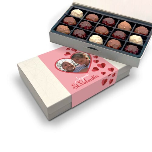 Boîte d'assortiment de 15 rochers personnalisable - Joyeuse Saint-Valentin