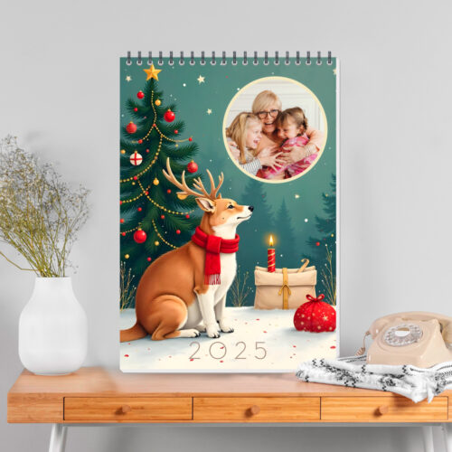 Le Calendrier mural format A4 - 13 pages avec reliure – Image 2