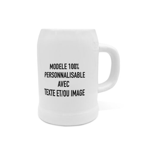 Chope à bière - 100% personnalisable