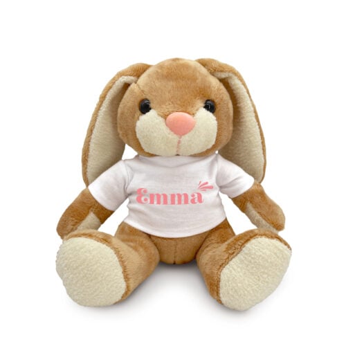 Bunny le lapin en peluche - Prénom <br> <strong>  19 cm </strong>