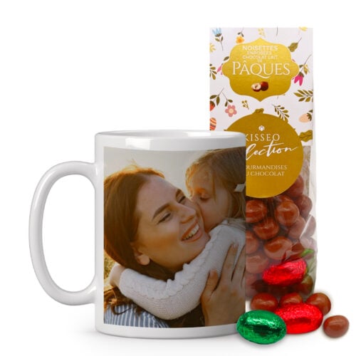 Mug avec photo panoramique + Sachet Noisettines