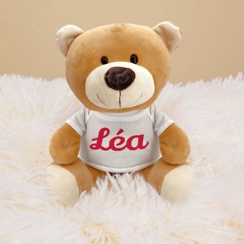 Teddy l'ours en peluche - Prénom <br> <strong>  23 cm </strong> – Image 2