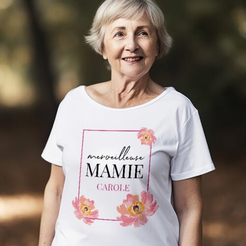 T-shirt blanc - Merveilleuse Mamie – Image 2