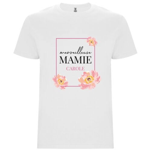 T-shirt blanc - Merveilleuse Mamie