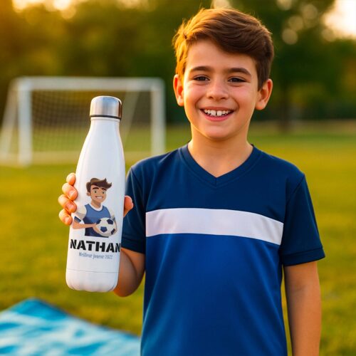Bouteille isotherme - La star du foot ! <br> <strong>  500 ml </strong> – Image 2