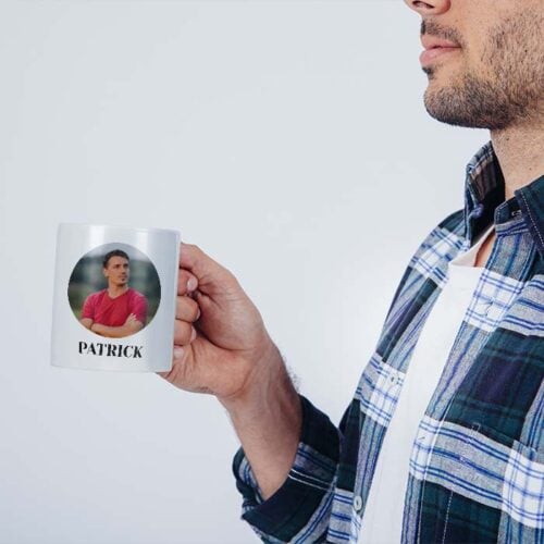 Mug blanc personnalisé - Année de cuvée grand cru d'exception – Image 2
