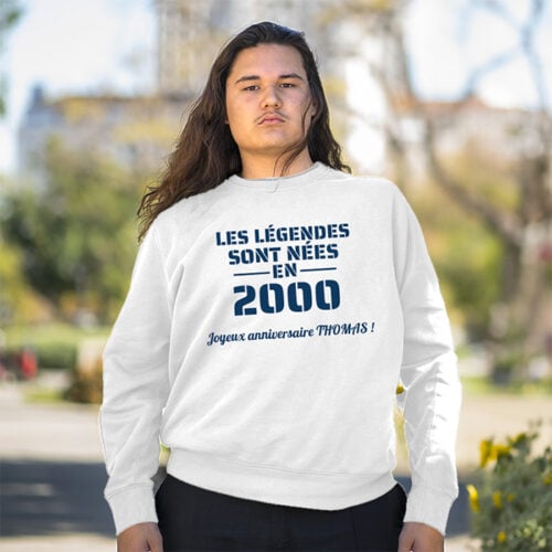 Sweat blanc - Année d'anniversaire d'une légende – Image 2