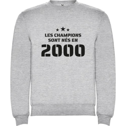Sweat gris - La naissance d'un champion