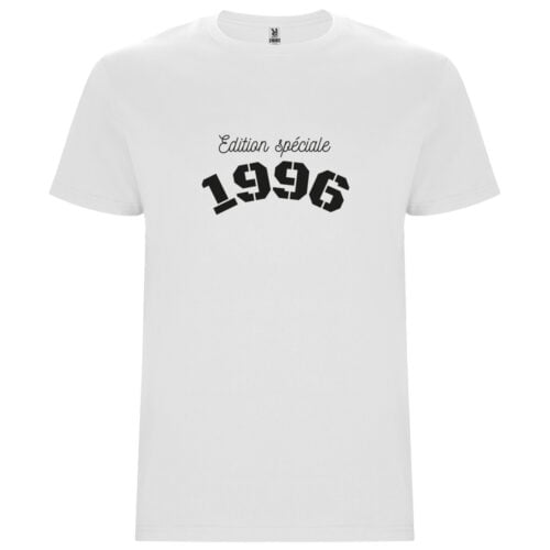 T-shirt blanc - Année de naissance