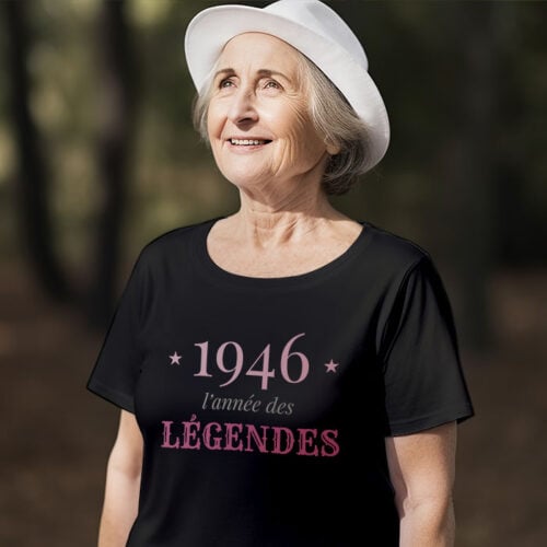 T-shirt noir - Année des légendes – Image 2