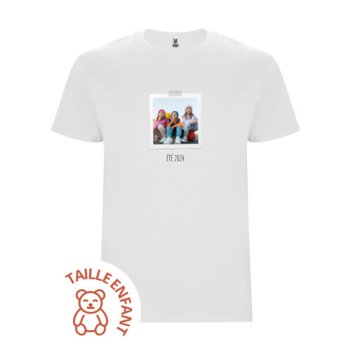 T-shirt Enfant blanc - Polaroid