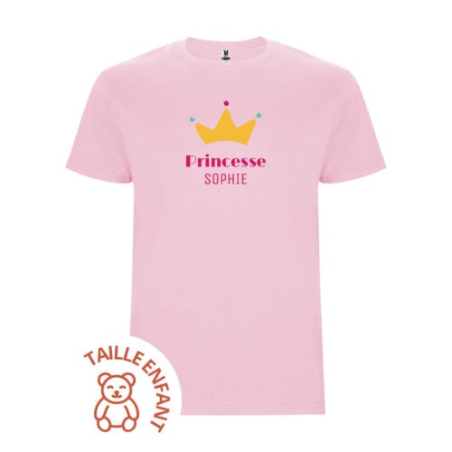 T-shirt Enfant rose - Princesse