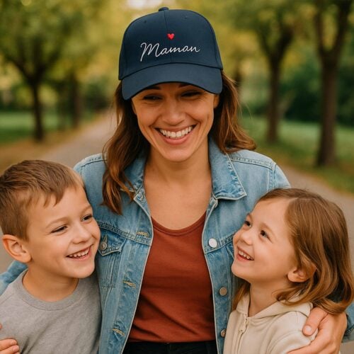Casquette bleu - Maman – Image 2