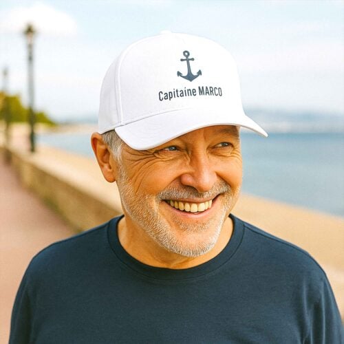 Casquette blanche - Capitaine nautique – Image 2