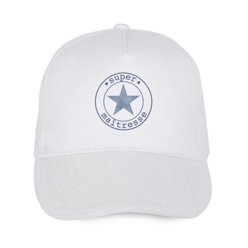 Casquette blanche - Super maîtresse