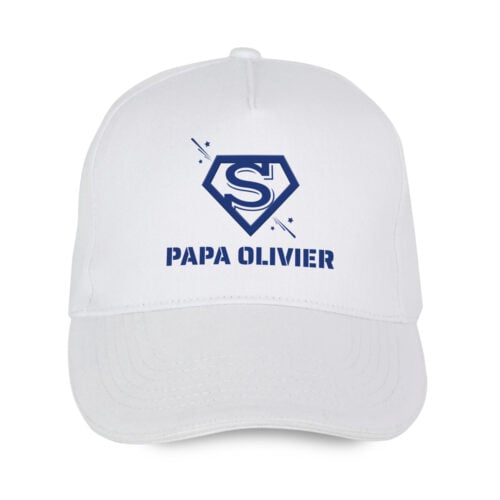 Casquette blanche - Super Papa