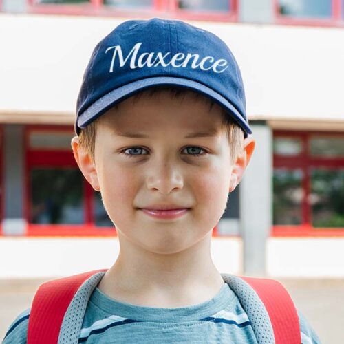 Casquette enfant bleu - Prénom – Image 2
