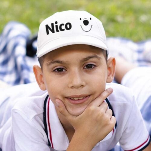 Casquette enfant blanc - Smiley – Image 2