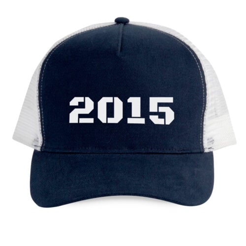 Casquette filet bleu-blanc - Année de naissance