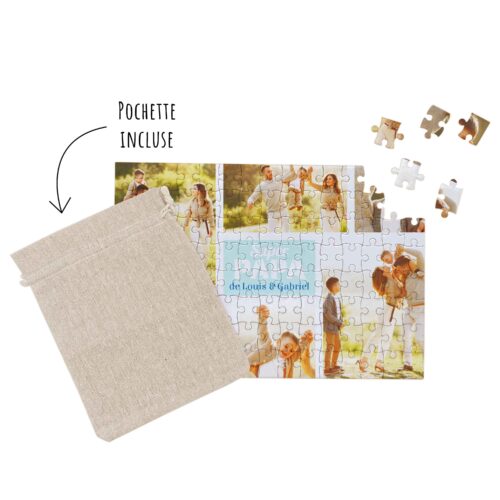 Puzzle personnalisé - Super Papa<br> <strong>120 pièces</strong> – Image 3