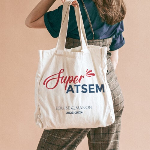 Sac cabas personnalisé - Super Atsem – Image 2