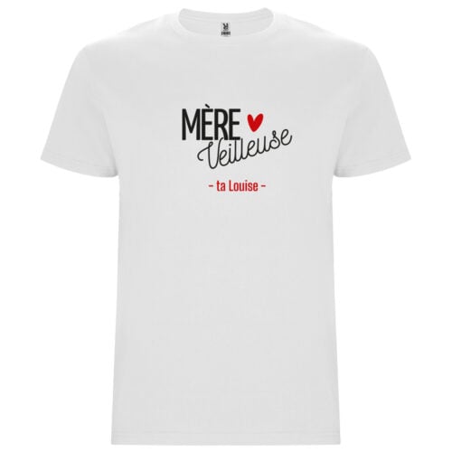 T-shirt blanc - Mère veilleuse